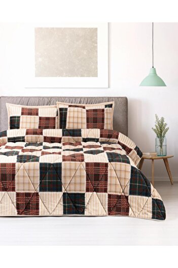 Merinos Comforter Quilt Set 220X240 Plaid
