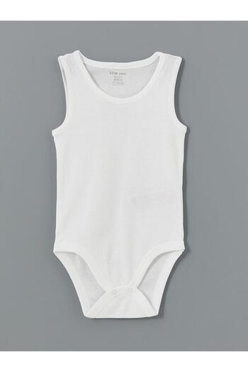 LC Waikiki LCW baby Crew Neck Basic Baby Boy Snap Body 2-Piece