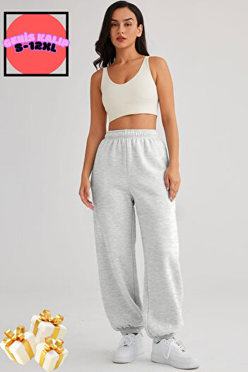 BSBSPOR Summer Baggy Sweatpants - Black-Grey Jogger Sweatpants