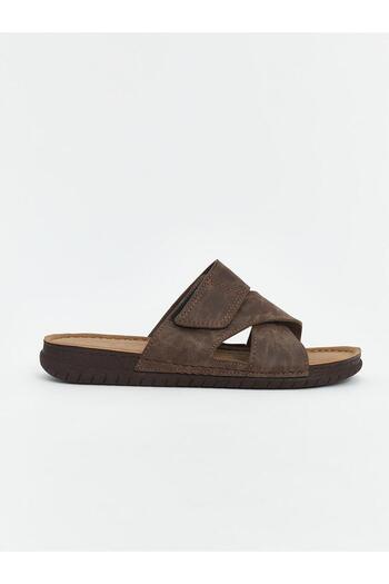 LC Waikiki Мъжки чехли с велкро и кръстосани каишки LCW STEPS