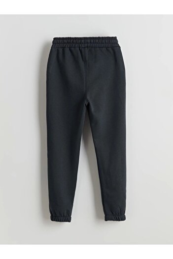 LC Waikiki LCW Kids Ανθρακί Ελαστική Μέση Αγόρι Παχιές Jogger Παντελόνια Sweatpants
