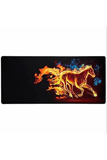 sgeteknoloji At Horse 70X30 cm Speed ​​Non-Slip Base Stitched Gamer Gaming Mouse Pad