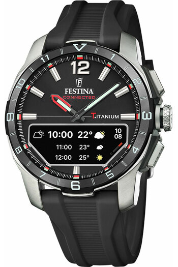 FESTİNA F23000/4 Connected D Black Men's Watch