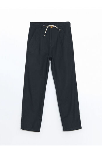 LC Waikiki Lcw Kids Elastic Waisted Linen Blended Boys' Trousers