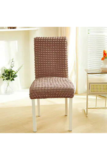 ÖZMAKAN Chair Cover Without Wrapped Skirt, Cover 6 Pcs