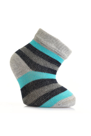 Aziz Bebe Monster Patterned 3-piece Socks Set for Baby Boy