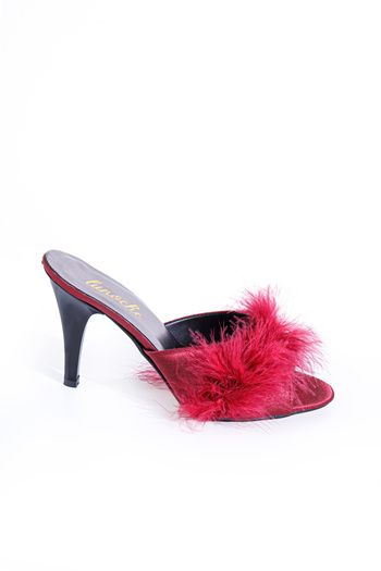 Lunoche Nightwear Feather Women's Dowry Slippers Stylish Daily House Slippers Ornate Dowry Birth Guest Bridal Slippers
