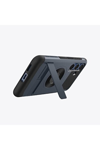 Spigen Spigen Slim Armor MagFit for Samsung Galaxy S25 case with Kickstand - Metal Slate