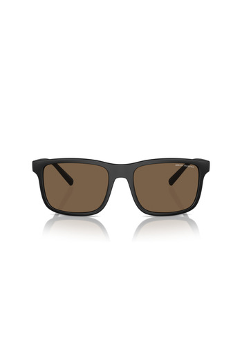 Armani Exchange Ax4145S 807873 57 19 145 Glass Dark Brown, Framed Matt Black