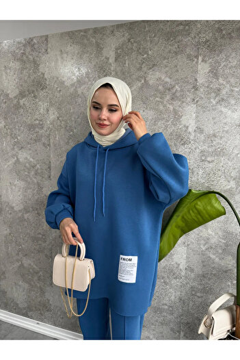 modabetce Extra Oversize Sweat with Label Detail