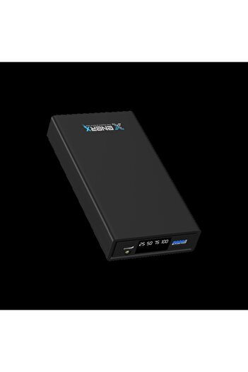 ENERX Powerbank 20000 mAh 22.5 Watt Led Göstergeli ENR-P2025DT Siyah