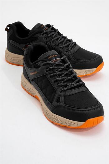 Liger Men's Winter Sneakers - Comfortable Comfort, Black & Orange