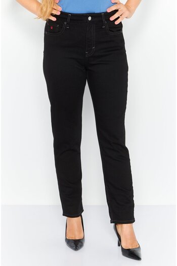 Esprit Women Slim Fit Textured Stretchable Jeans, Black