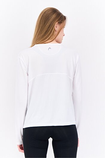 Head Women Relaxed Fit Long Sleeve Outdoor Top, White