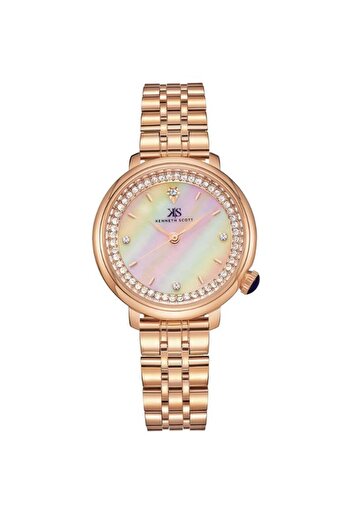 Kenneth Scott Kenneth Scott Women Analog Mother Of Pearl Dial Watch - K23518-RBKM