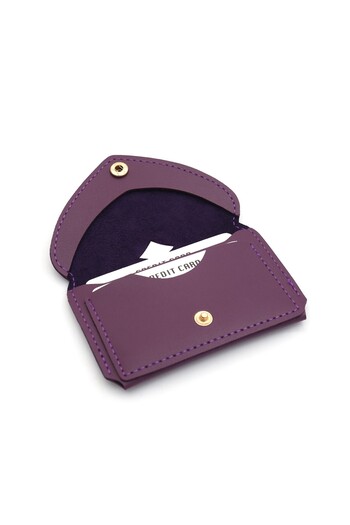Womancraft Women's Card Holder Heart Wallet Purple Card Compartment Accessory
