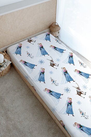 Tuğba Kuğu Elsa and Anna Patterned Printed Flat Sheet
