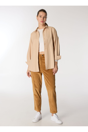 Sisley Normal Waist Normal Cinnamon Women's Pants 40Lplf03Z