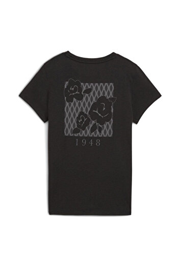 Puma Graphics Train Concept Women Black Casual Style T-Shirt 52655901