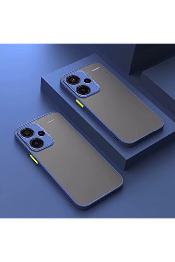 m.tk moveteck Redmi Note 13 Pro+ Plus Case Matte Anti-Fingerprint Camera Protected Hard Silicone Cover with Colorful Keys