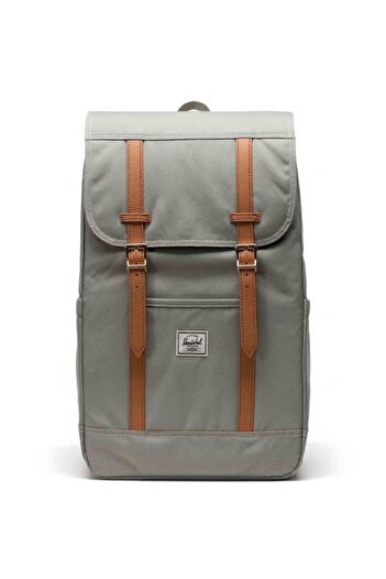 Herschel Supply Co. Mestský šedý ruksak Herschel Retreat™ Backpack Seagrass/White Stitch