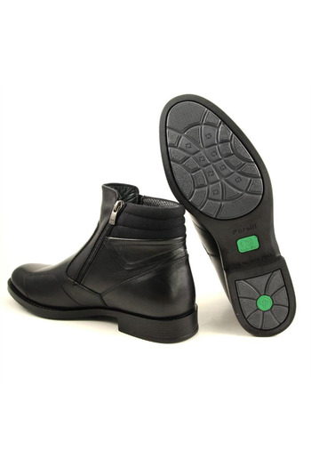 Forelli 31664-g Black Genuine Leather Men's Casual Boots