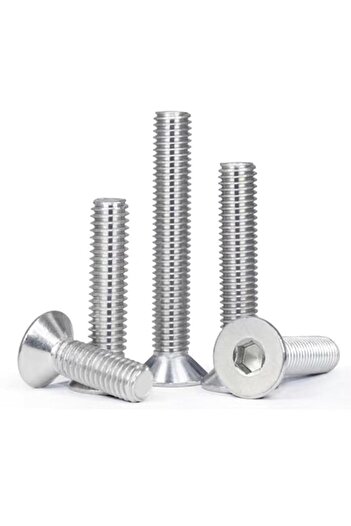 ilta Life Havşa Başlı inox imbus 10.9 DIN 7991 A2 Galvaniz Kaplama Civata M5x10 mm 20 Adet