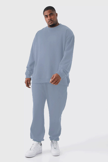 Superlife Ανδρικό παντελόνι Battal Relaxed Slim Φούτερ SPR24BEA51
