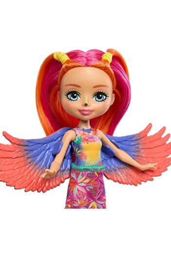 Enchantimals MATTEL ENCHANTIMALS GÜN IŞIĞI PLAJI™ TUKAN TRIPPI™ VE CANOPY™ bebek ve hayvan figürü HRX83