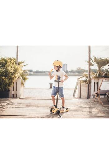 SCOOT AND RIDE Highwaykick 3 Led Tekerlekli Çocuk Scooter Sarı 170301-96358