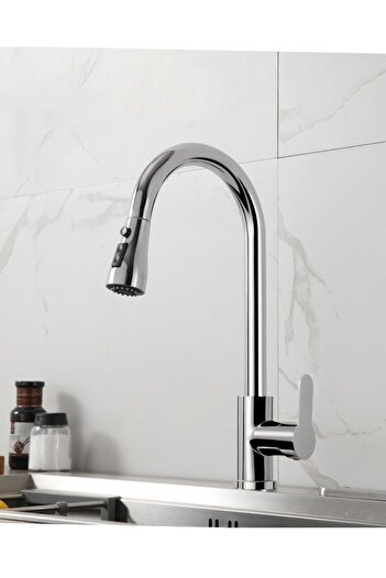 FLEKO To Home with Faucet Kitchen Chrome Spall