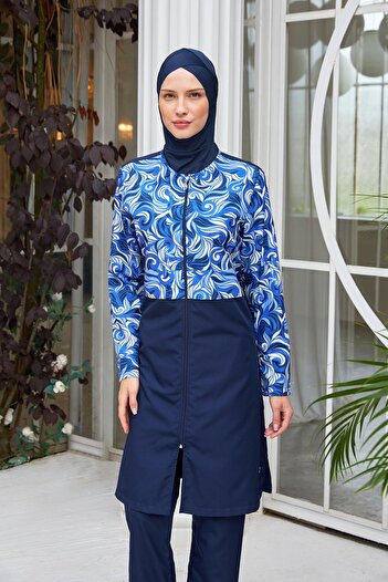 ROZAMAY Long Sleeve Hijab Swimsuit