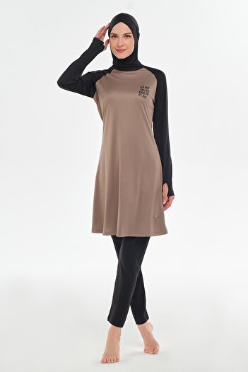 ROZAMAY Μαγιό Demi μακρυμάνικο Hijab 3131