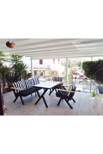 Dekoroom's ZETA 3-1-1-MASA BAHÇE BALKON MOBİLYASI ,ÇAY SETİ .BALKON TAKIMI, CAFE MOBİLYASI