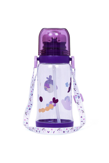 Eazy Kids Water Bottle 600ml wt straw - Purple