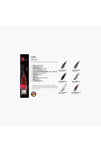 Moser Hair Clipper 1400-0150