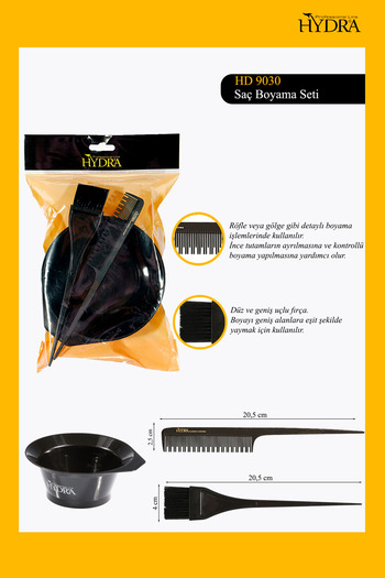 Hydra Professional Line Σετ βαφής μαλλιών Hd-9030