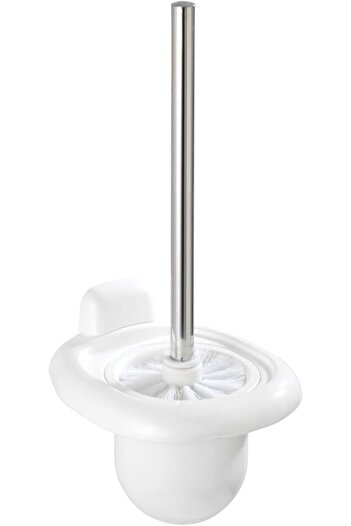 STOREMAX Polysight 17947100 Toilet Set Pure, Toilet Brush Holder, Acrylonitrile Butadiene Styrol (Abs), 15