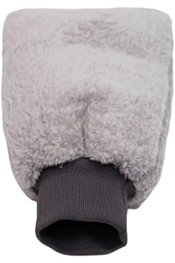 STOREMAX Polysight Way Car Wash Glove Lined Vehicle Cleaning Microfiber Car Polishing Glove Gray Trendzap