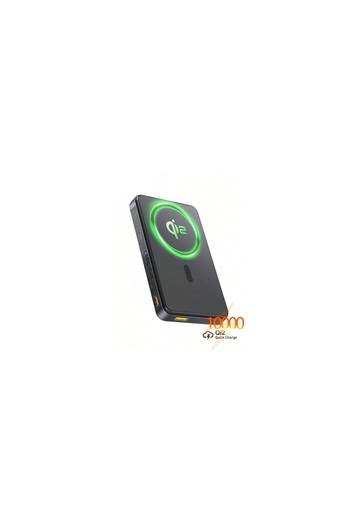 Baseus Wireless Portable Power Bank AirPowII, 22.5W,10000mAh Capacity, Magnetic with USB Port-Black