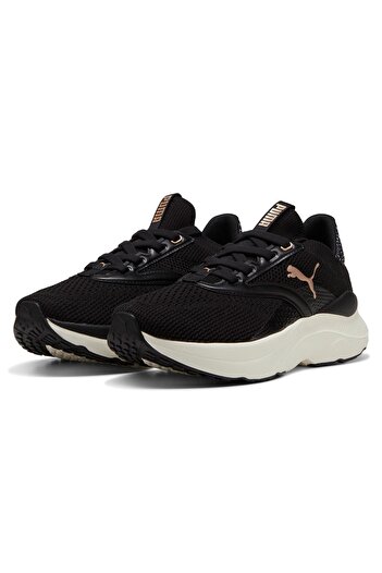 Puma Softride Mayve Leopard Wns Women's Running Shoes 31016201   Black