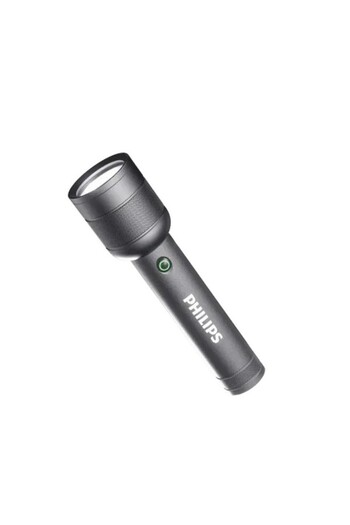 Philips 1500 Lumens Aircraft Aluminium Alloy LED Rechargeable Flashlight 16.5 x 2.85 x 4.5 cm