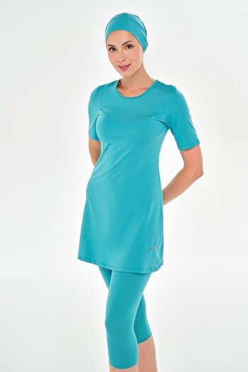 MARESİVA Walt Battal Short Sleeve Hijab Swimsuit 2606-P