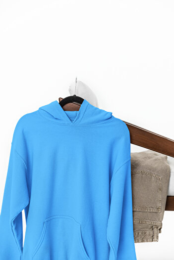 SVART WEAR Премиум суитшърт с качулка Bebe Mavi