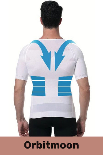 Orbitmoon New Product Waist Chest Chest Lift Gynecomastia Recovery Men Extra Belly Firming Corset Tank Top