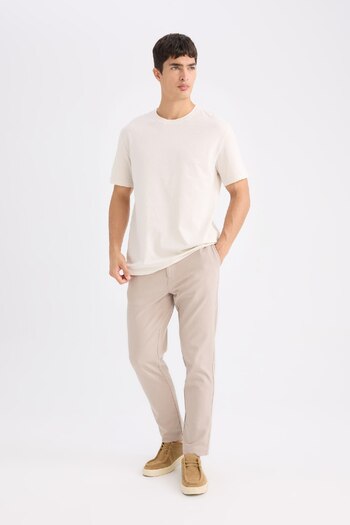 DeFacto Tailored Fit Straight Leg All Direction Stretching Pants C7508Ax25Sp