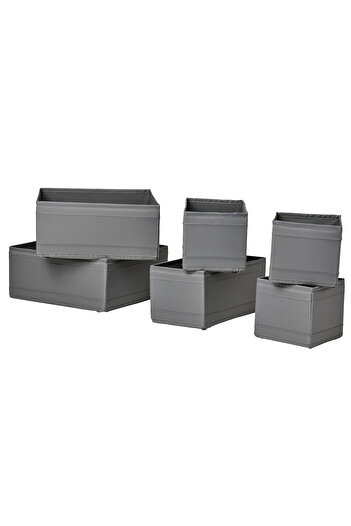 Binbirreyon Inner Cabinet Drawer Organizing Box Set 6 Pieces Df009