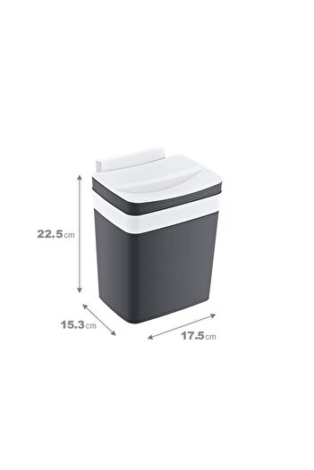 Smartware Soft Hanging Trash Can 4 Lt