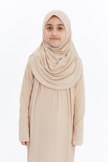 Altobeh Practical Camisole Kids Prayer Dress - with Headscarf