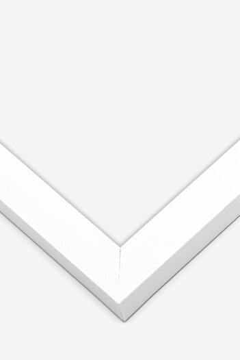 Postifull Beyaz Çerçeveli Tablo Seti, Soft Yeşil Duvar Tablosu, 3 Adet Poster Seti, No:300771